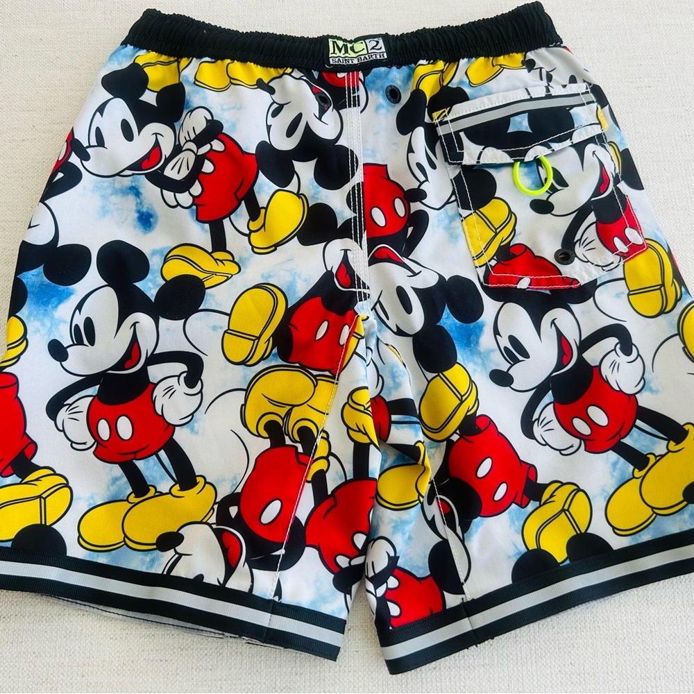 MC2 SAINT BARTH Boys Mickey Mouse Swim Shorts (8Y)